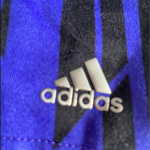 ADIDAS BLUE CLIMALITE 3/4 LENGTH LEGGINGS - Size XS - Picture 2 of 4
